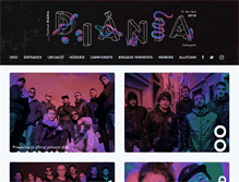 Tablet Screenshot of festivaldiania.com